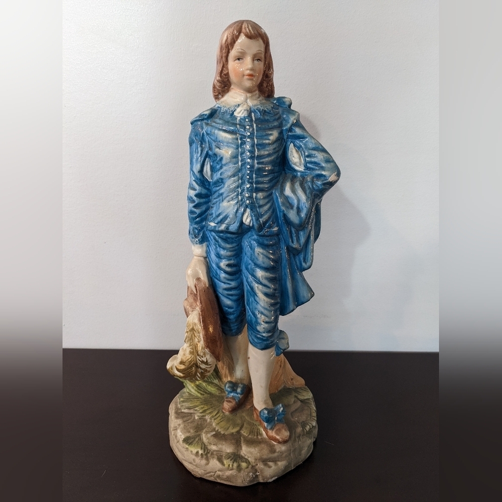 Vintage Blue Boy Figure